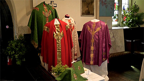 The Exhibition of Vestments in St Mary&rsquo;s
