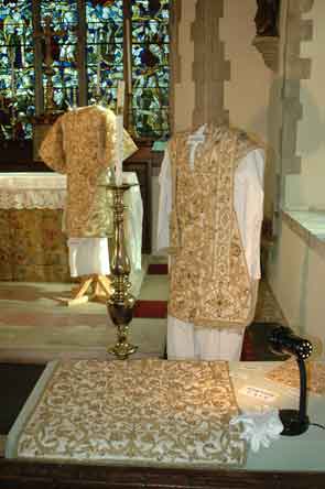 Vestments on show in May 2003