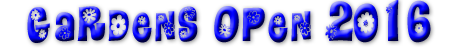 Gardens Open 2016