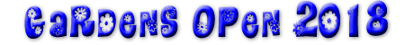 Gardens Open 2018