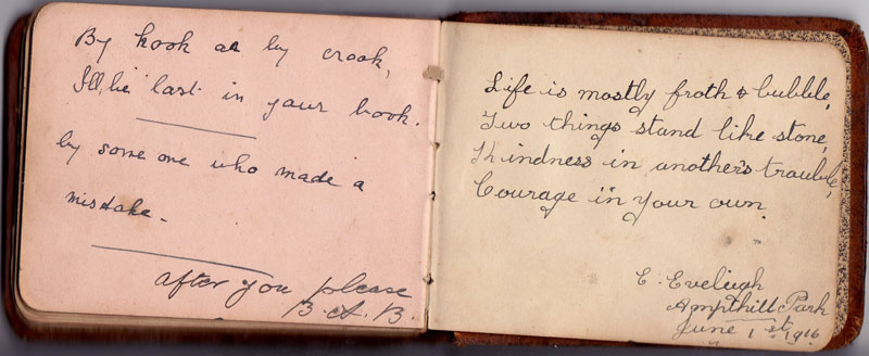 Autograph Book
