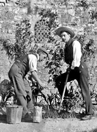 Gerald Robinson and Sir Hubert Miller