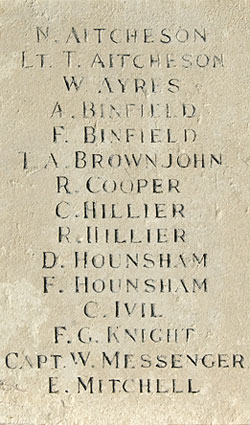 1914-1918 A-M