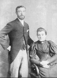George and Frances Westbrook on their honeymoon