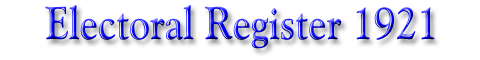 Electoral Register 1920