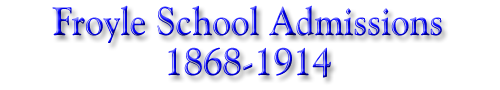 Froyle School Admissions